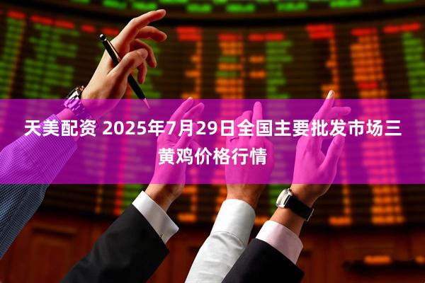 天美配资 2025年7月29日全国主要批发市场三黄鸡价格行情