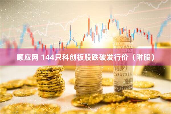 顺应网 144只科创板股跌破发行价（附股）